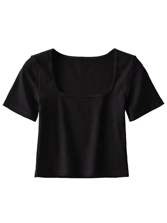 Square Neck Crop Top