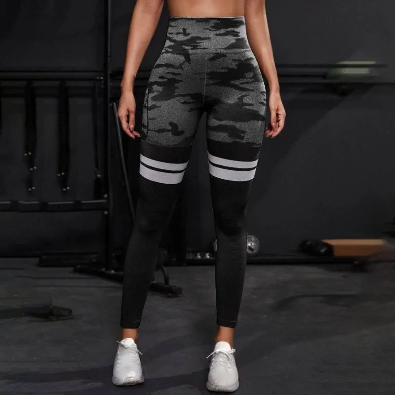 Black Camo Yoga Pants