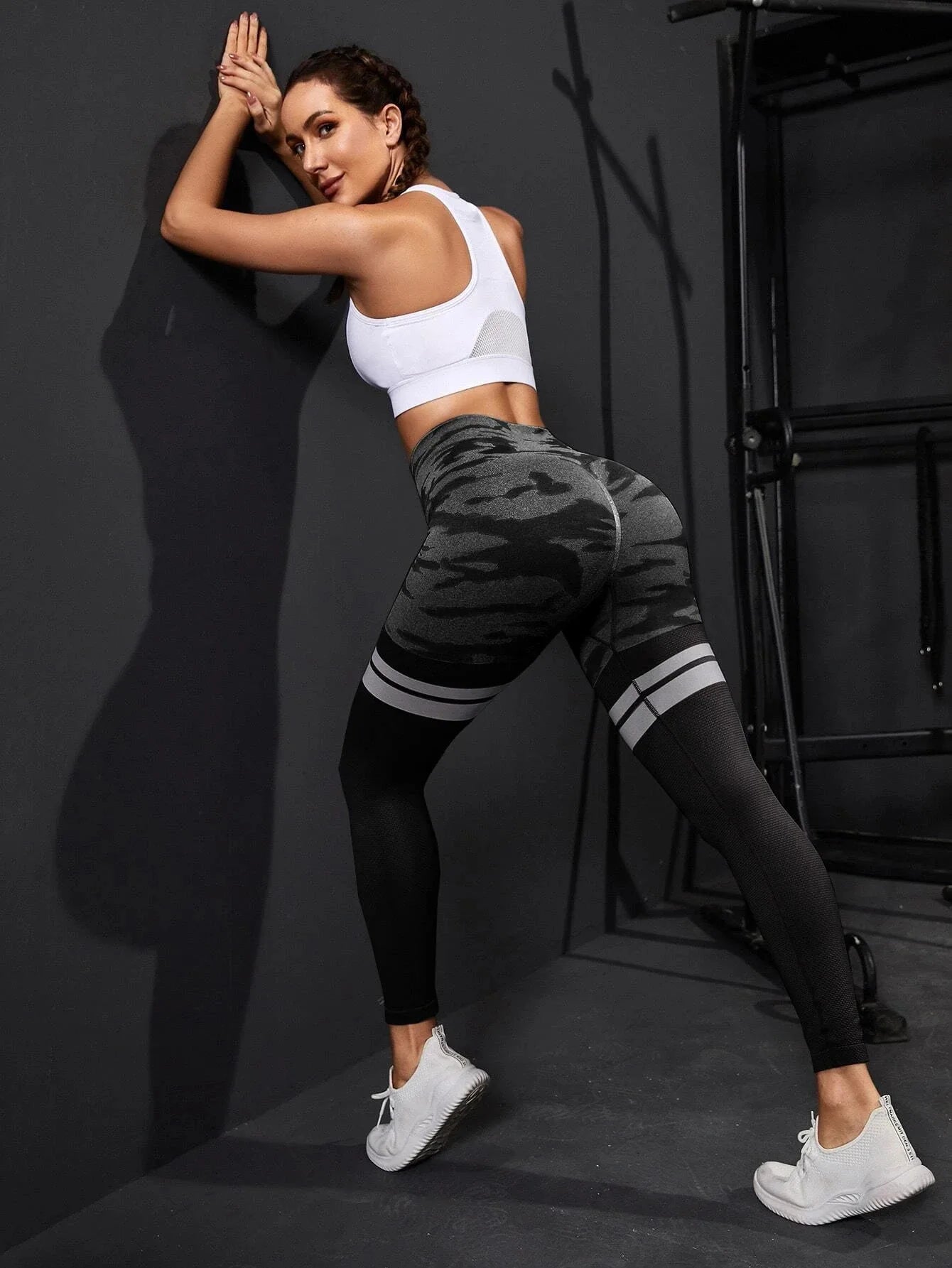 Black Camo Yoga Pants