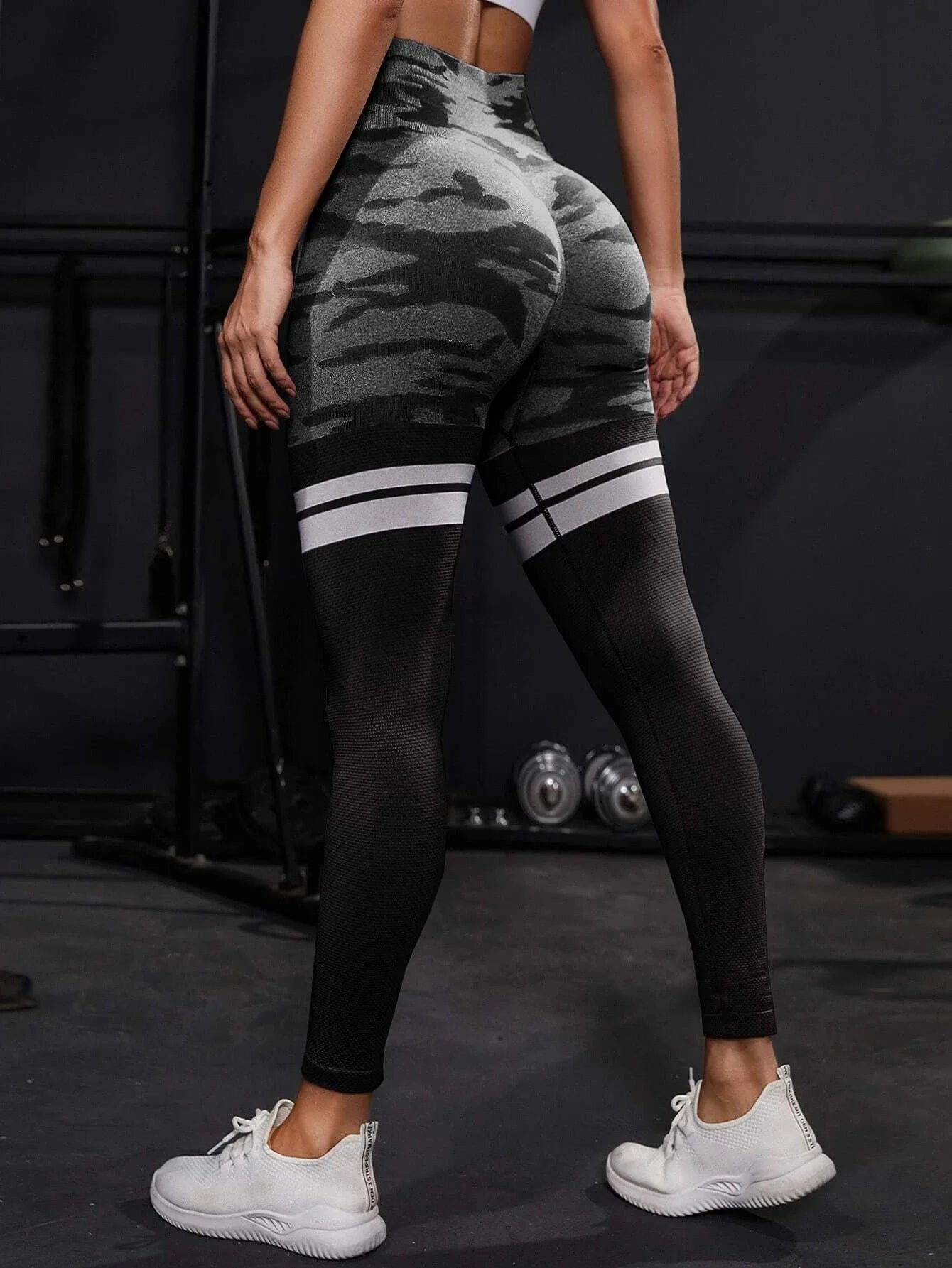 Black Camo Yoga Pants